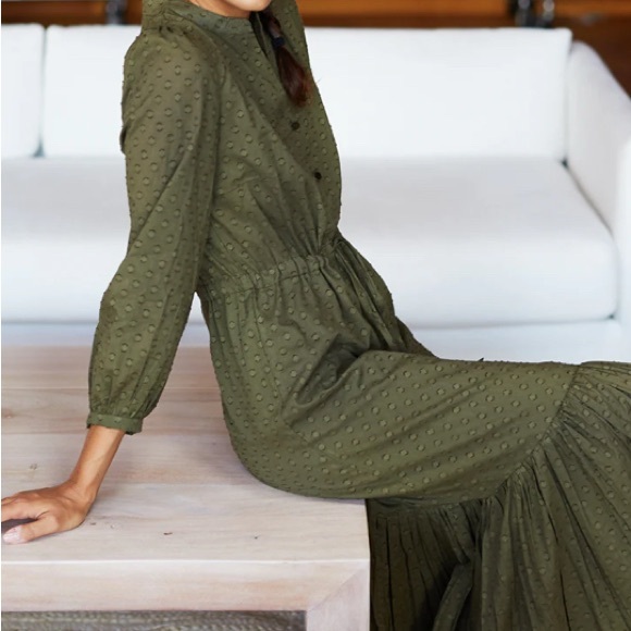 Tuckernuck Emerson Fry India Collection Swiss Dot Frances Dress 3. Size small - Picture 3 of 9